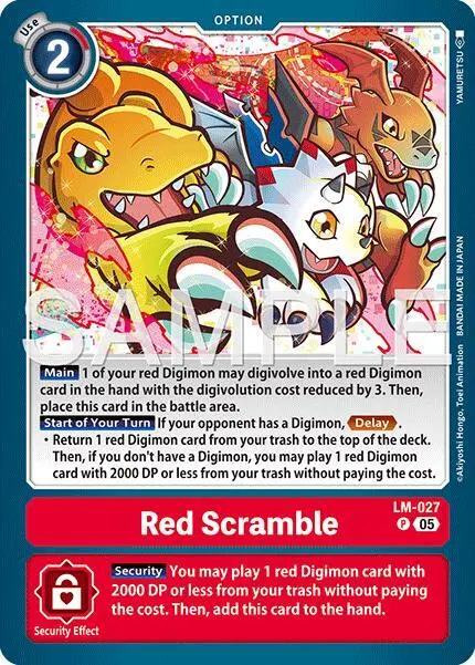 Red Scramble (Reprint) card art