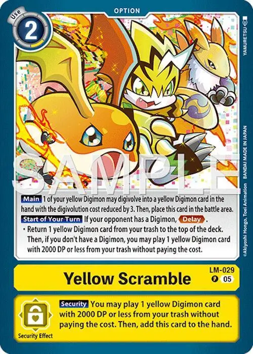 Yellow Scramble (Reprint) card art