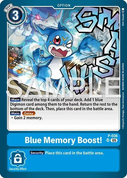Blue Memory Boost! (Reprint) card art