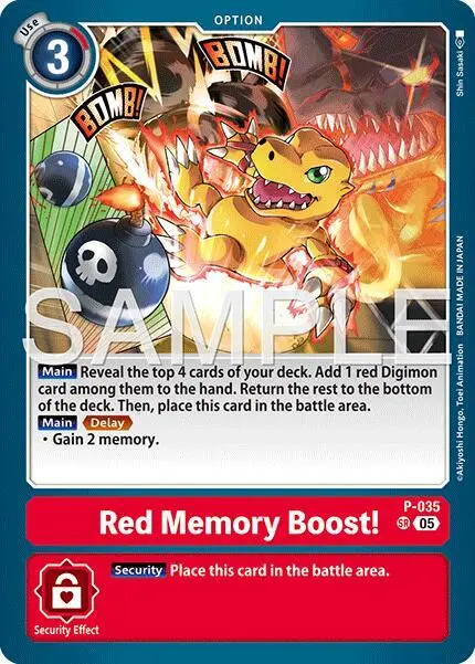 Red Memory Boost! (Reprint) card art