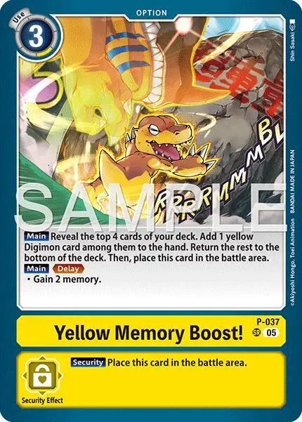 Yellow Memory Boost! (Reprint) card art