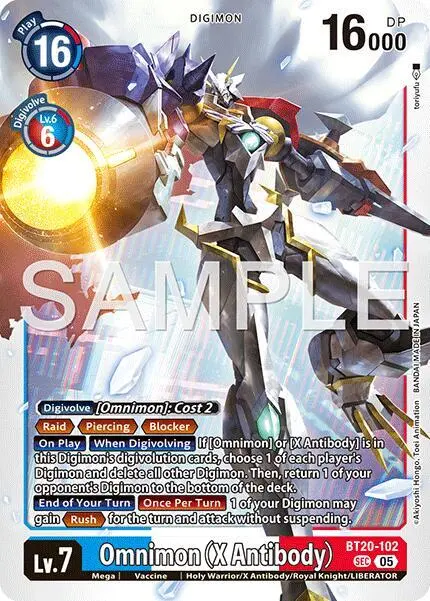 Omnimon (X Antibody) (Reprint) card art