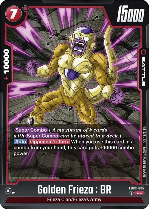 Golden Frieza : BR card art