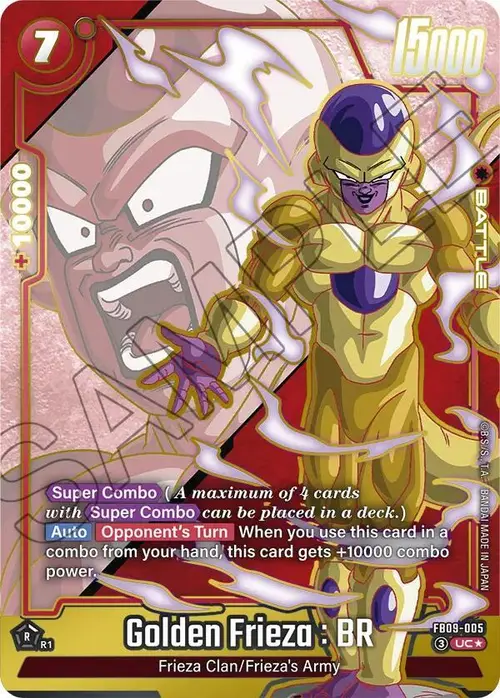 Golden Frieza : BR (Alternate Art) card art