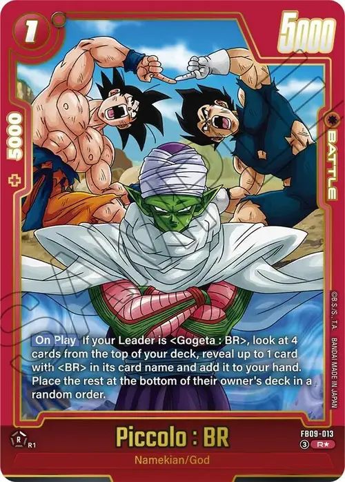 Piccolo : BR (Alternate Art) card art