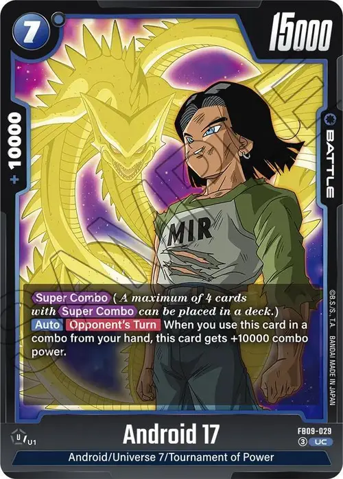Android 17 card art
