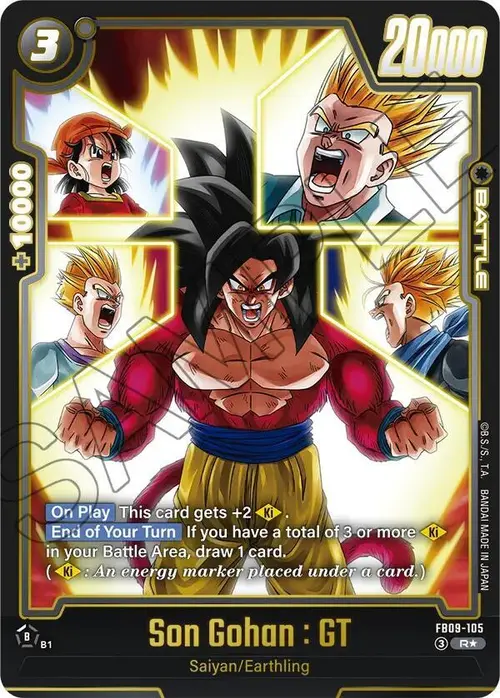 Son Gohan : GT (Alternate Art) card art
