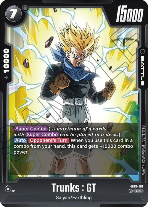Trunks : GT card art