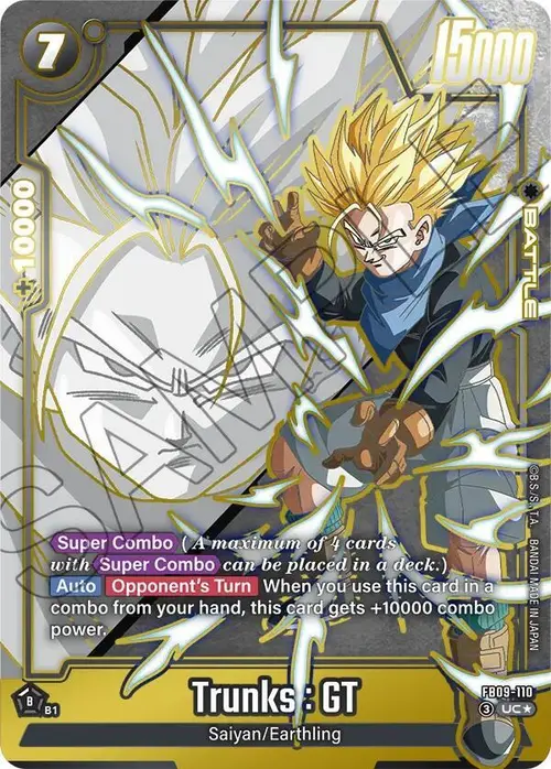 Trunks : GT (Alternate Art) card art