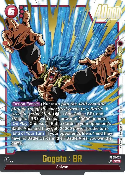 Gogeta : BR card art