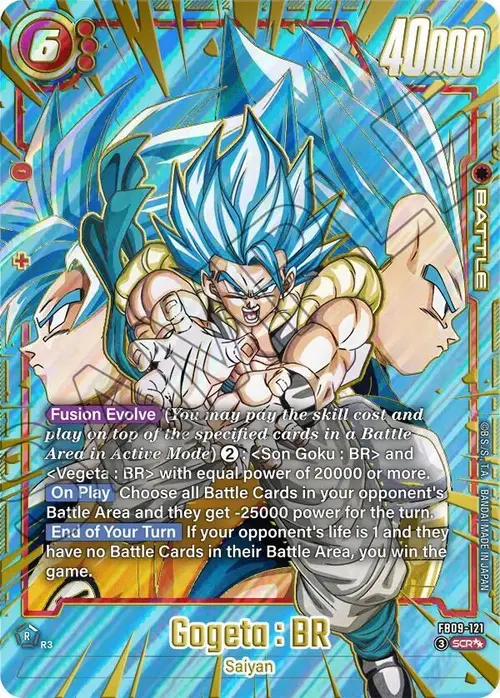 Gogeta : BR (Super Alternate Art) card art