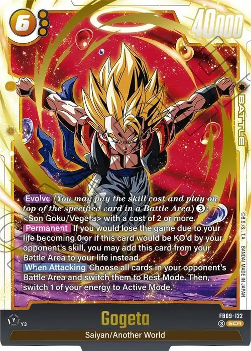 Gogeta card art