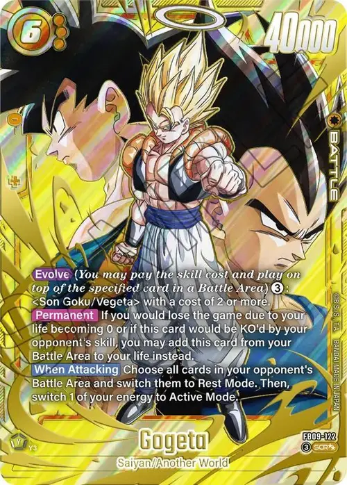 Gogeta (Super Alternate Art) card art