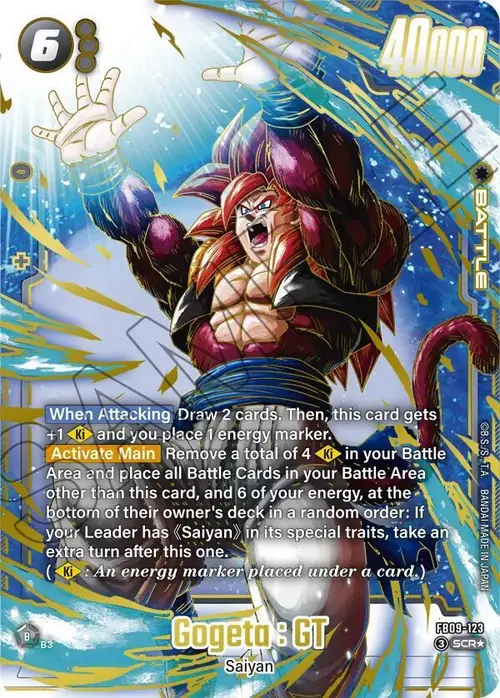 Gogeta : GT (Alternate Art) card art