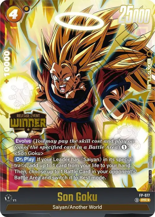 Son Goku (Release Event Winner) card art