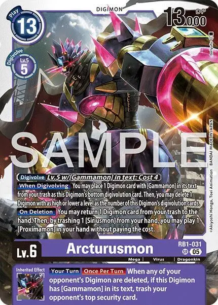 Arcturusmon (Reprint) card art