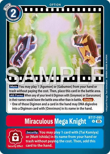 Miraculous Mega Knight (Reprint) card art