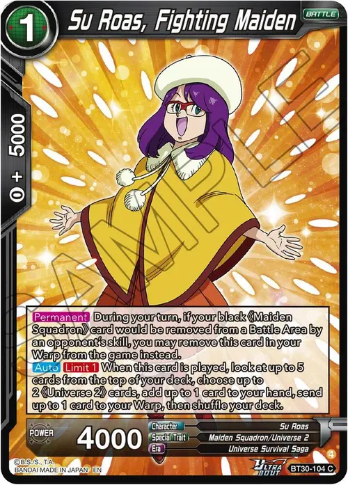Su Roas, Fighting Maiden card art