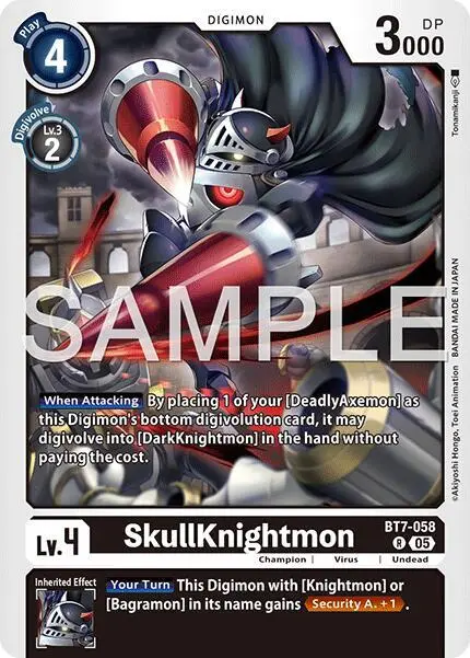 SkullKnightmon (Reprint) card art