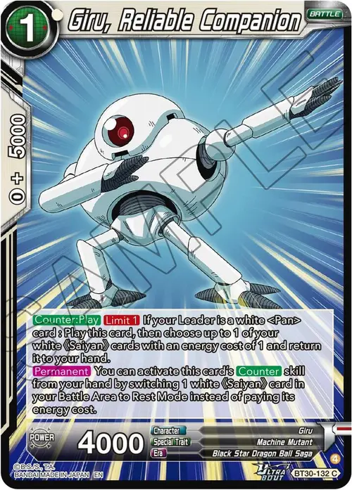 Giru, Reliable Companion card art