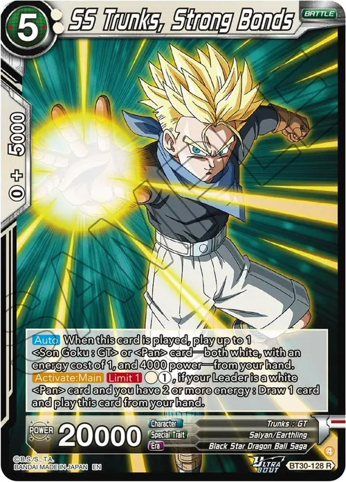 SS Trunks, Strong Bonds card art