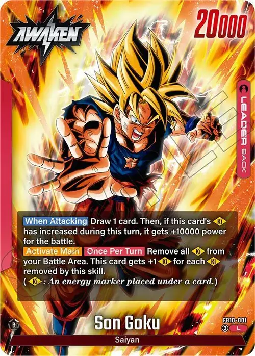 Son Goku - FB10-001 card art