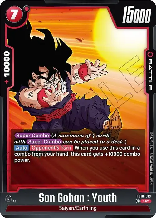 Son Gohan : Youth - FB10-013 card art
