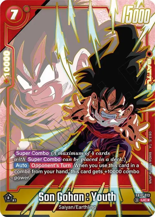 Son Gohan : Youth - FB10-013 (Alternate Art) card art