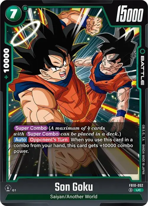 Son Goku - FB10-052 card art