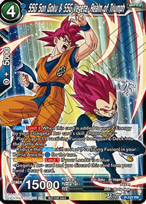 SSG Son Goku & SSG Vegeta, Realm of Triumph (Ultra-Bout Series Tournament Pack Vol.2) card art