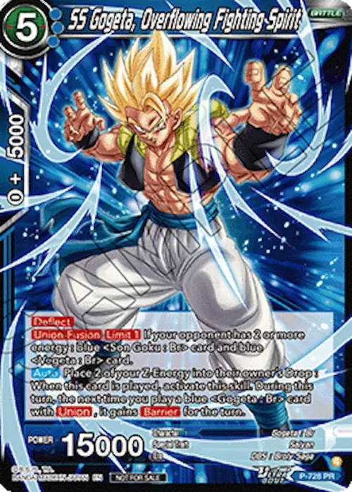SS Gogeta, Overflowing Fighting Spirit (Ultra-Bout Series Tournament Pack Vol.2) card art