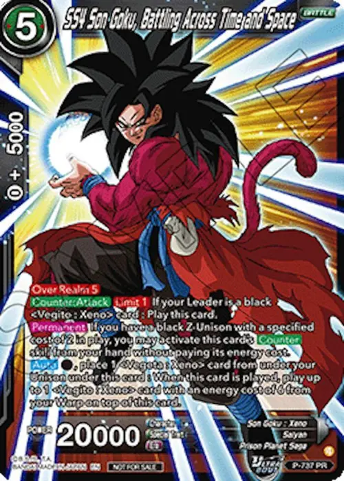 SS4 Son Goku, Battling Across Time and Space (Ultra-Bout Series Tournament Pack Vol.2) card art