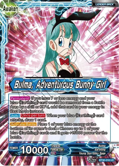 Bulma // Bulma, Adventurous Bunny Girl card art