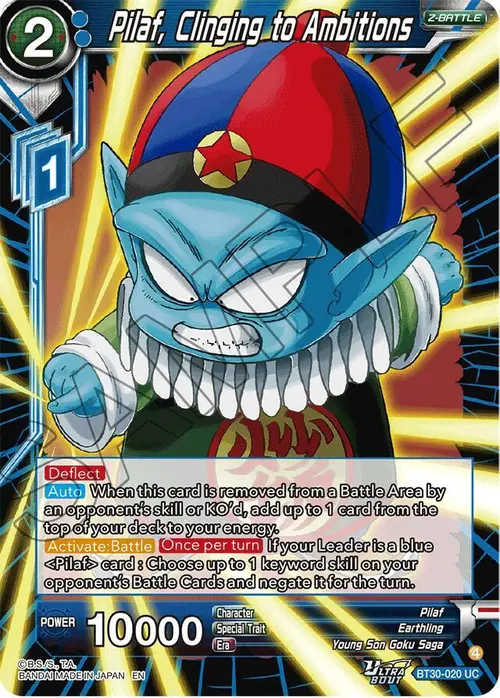 Pilaf, Clinging to Ambitions card art