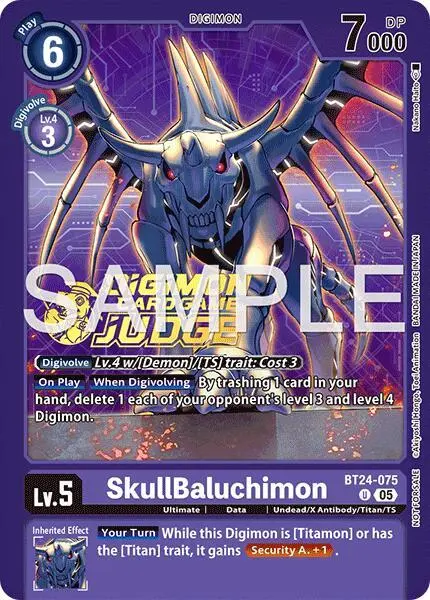 SkullBaluchimon (Judge Pack 9) card art