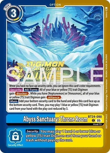 Abyss Sanctuary: Throne Room (Judge Pack 9) card art