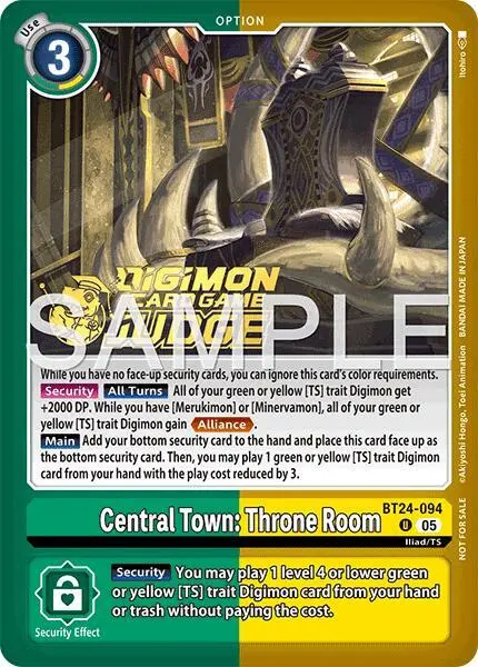 Central Town: Throne Room (Judge Pack 9) card art