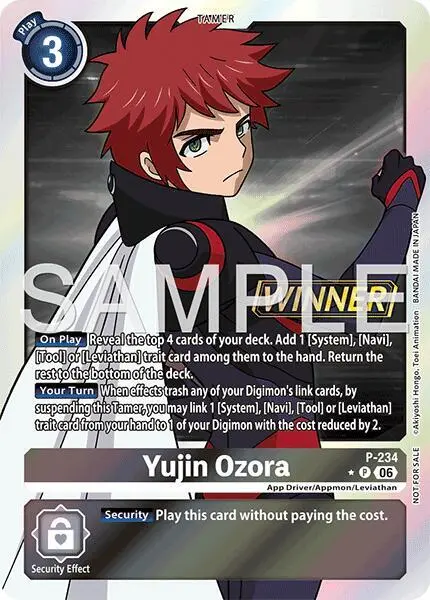 Yujin Ozora (Store Tournament 2026 Vol. 2 Winner Pack) card art