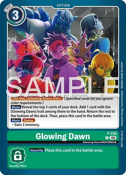 Glowing Dawn (Store Tournament 2026 Vol. 2 Participation Pack) card art