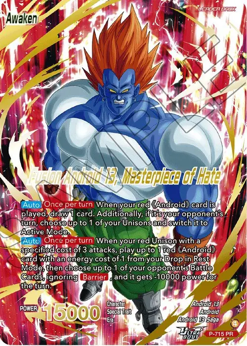 Android 13 // Fusion Android 13, Masterpiece of Hate (Gold-Stamped) card art