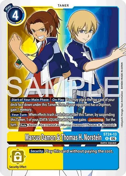 Marcus Damon & Thomas H. Norstein card art