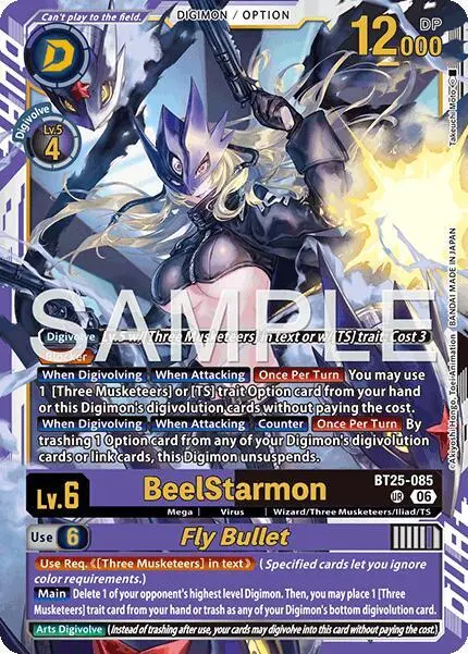 BeelStarmon // Fly Bullet card art