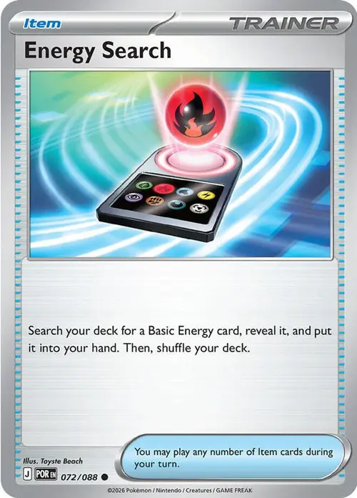 Energy Search card art