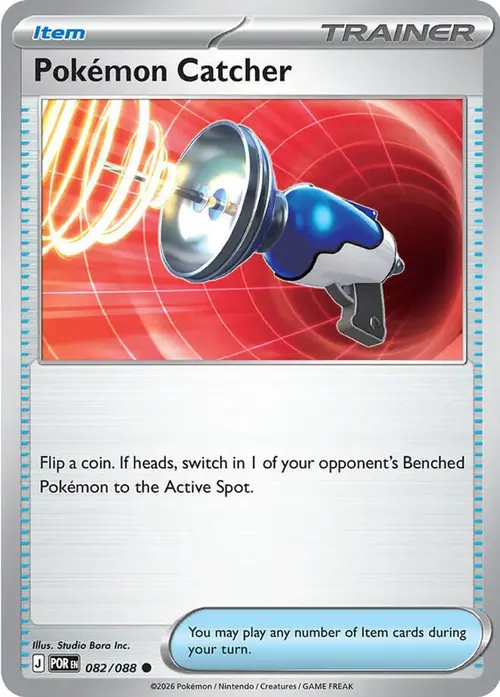 Pokemon Catcher card art