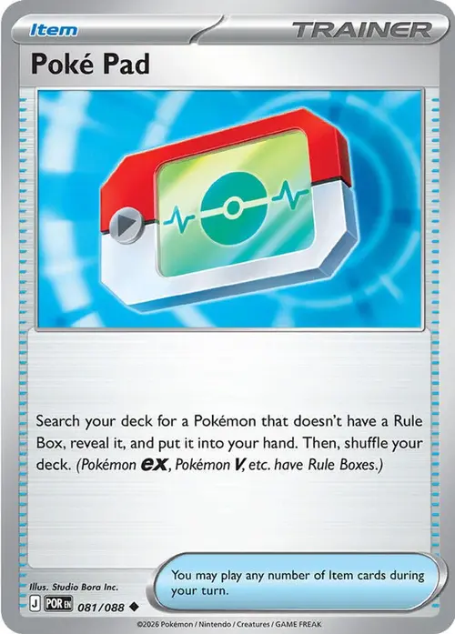 Poke Pad - 081/088 card art