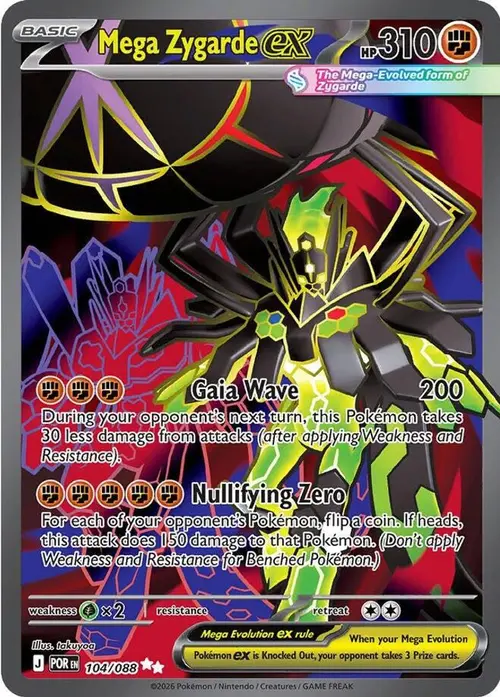Mega Zygarde ex - 104/088 card art