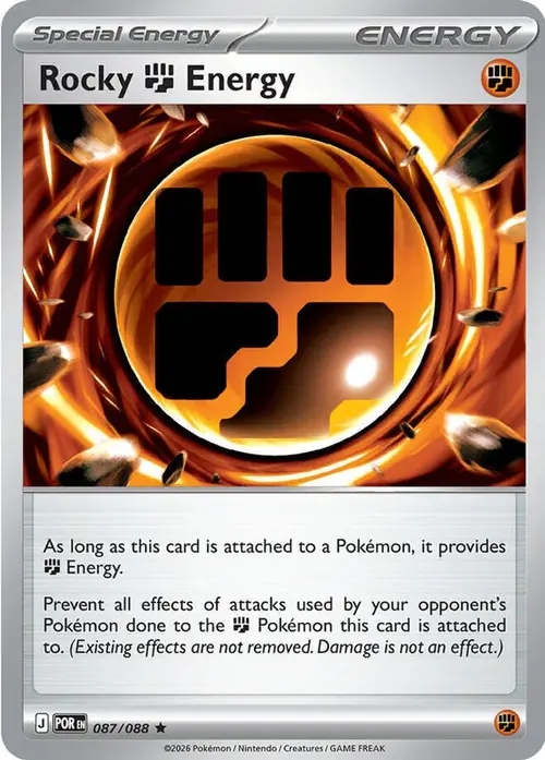 Rocky Fighting Energy card art