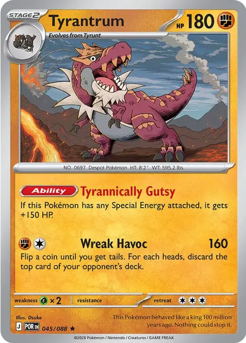Tyrantrum card art