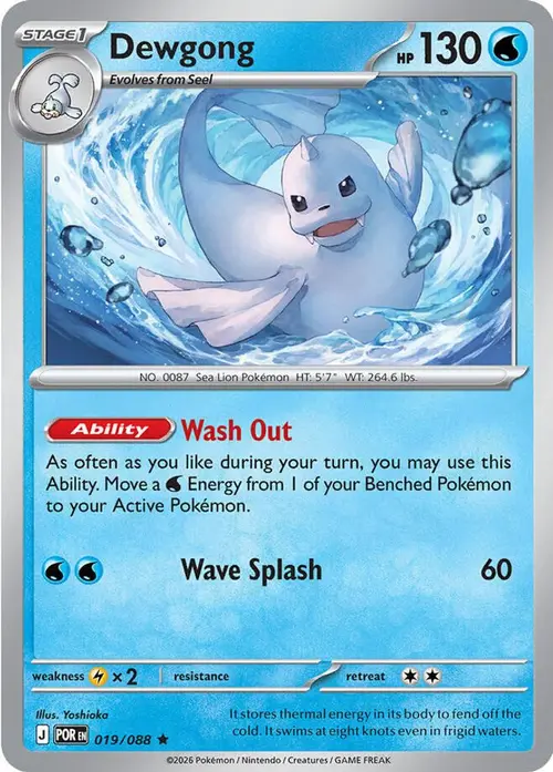 Dewgong card art