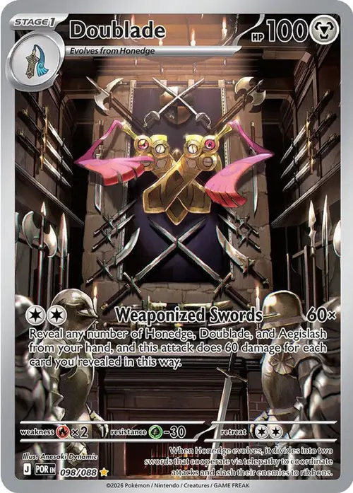 Doublade - 098/088 card art